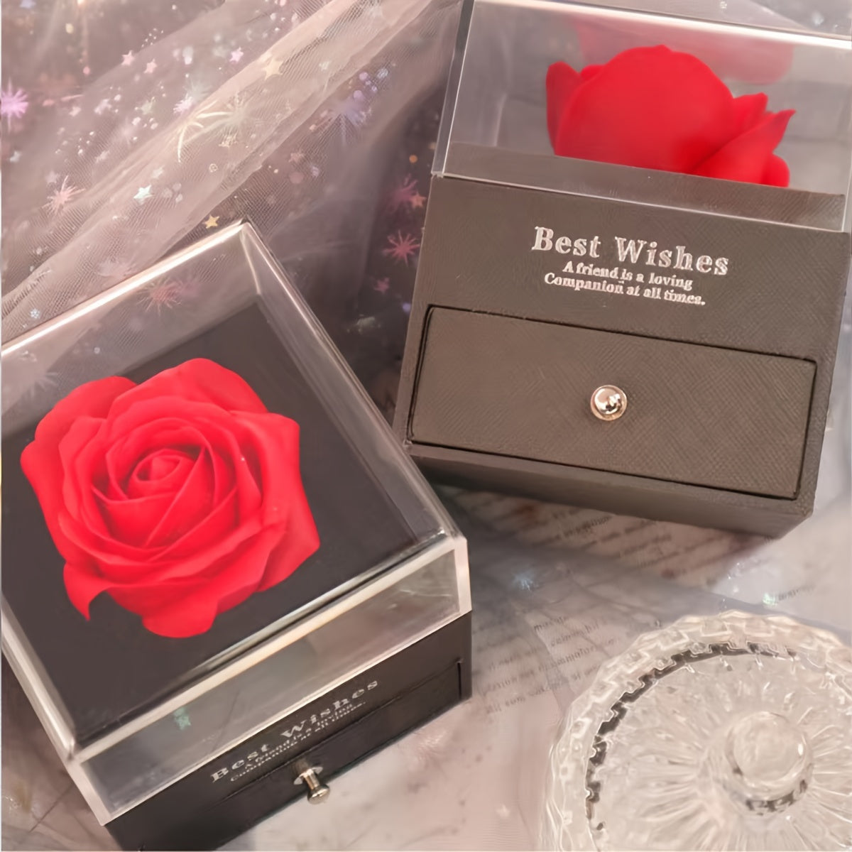 NNETM Love Rose Necklace Elegant Gift