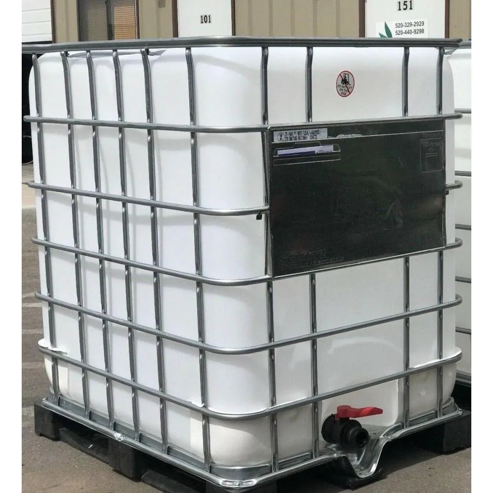 2025 330 Gallon Food Grade IBC | Drinking Water, Rainwater Harvesting Container